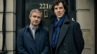 Stylowy portret Sherlocka i Watsona na 4. sezon