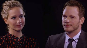Co za emocje! Jennifer Lawrence i Chris Pratt obrzucają się pomysłowymi obelgami
