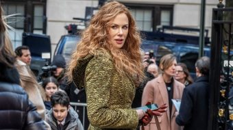 Zielony płaszcz Nicole Kidman z 