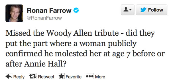 Ronan Farrow Woody Allen Złap i ukręć łeb