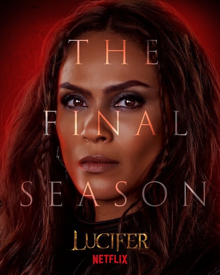 Lucyfer sezon 6 plakat Lesley-Ann Brandt Mazikeen