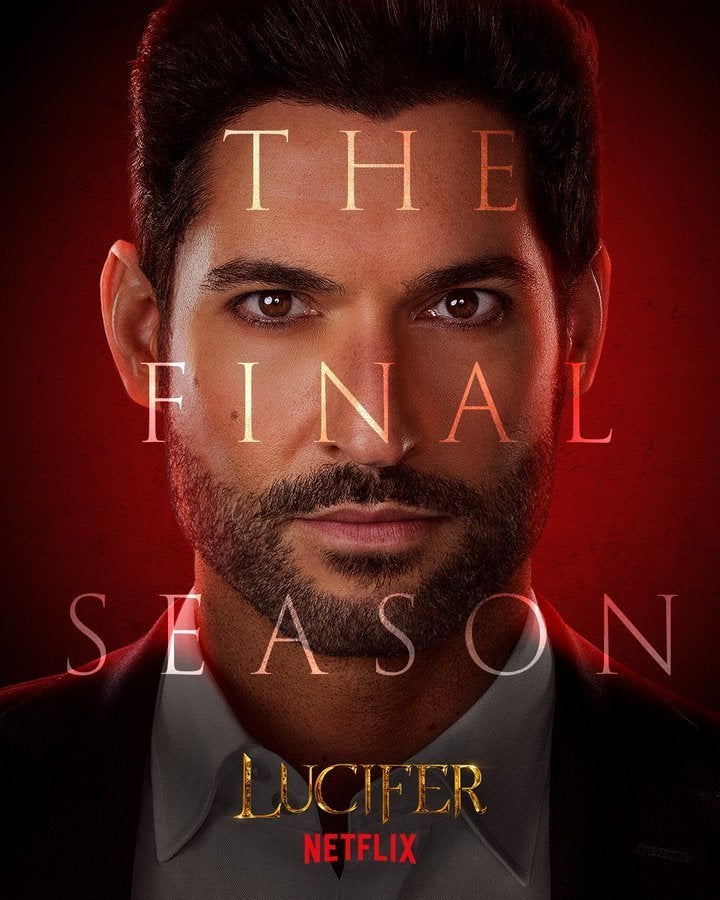 Lucyfer sezon 6 plakat Tom Ellis Lucyfer