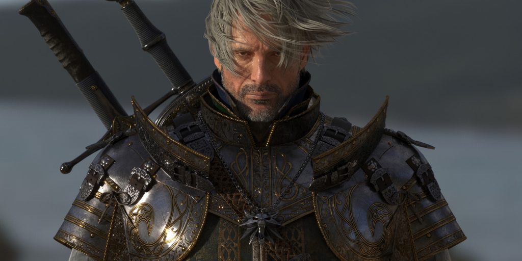 Wiedźmin Mads Mikkelsen jako Geralt fanarty Wonki Cho1