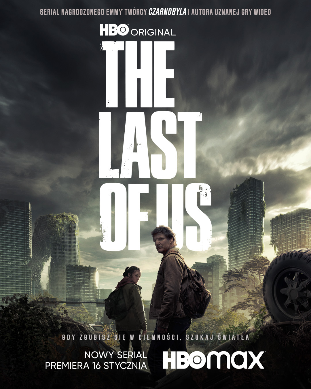 the last of us pedro pascal bella ramsey plakat