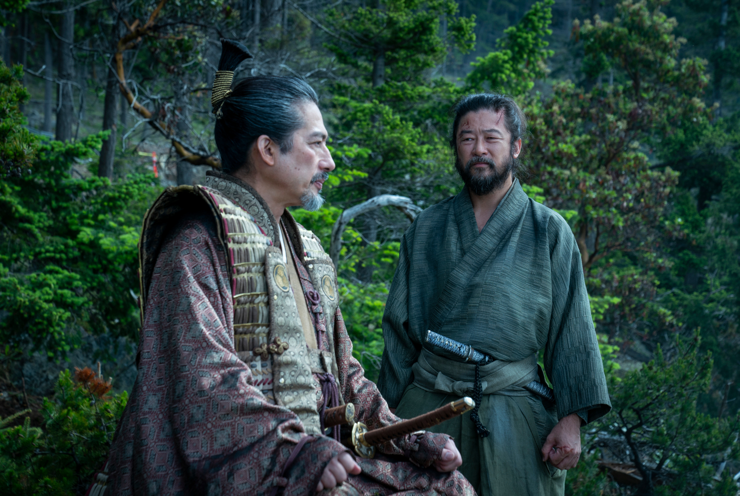 szogun serial yabushige Tadanobu Asano kulisy