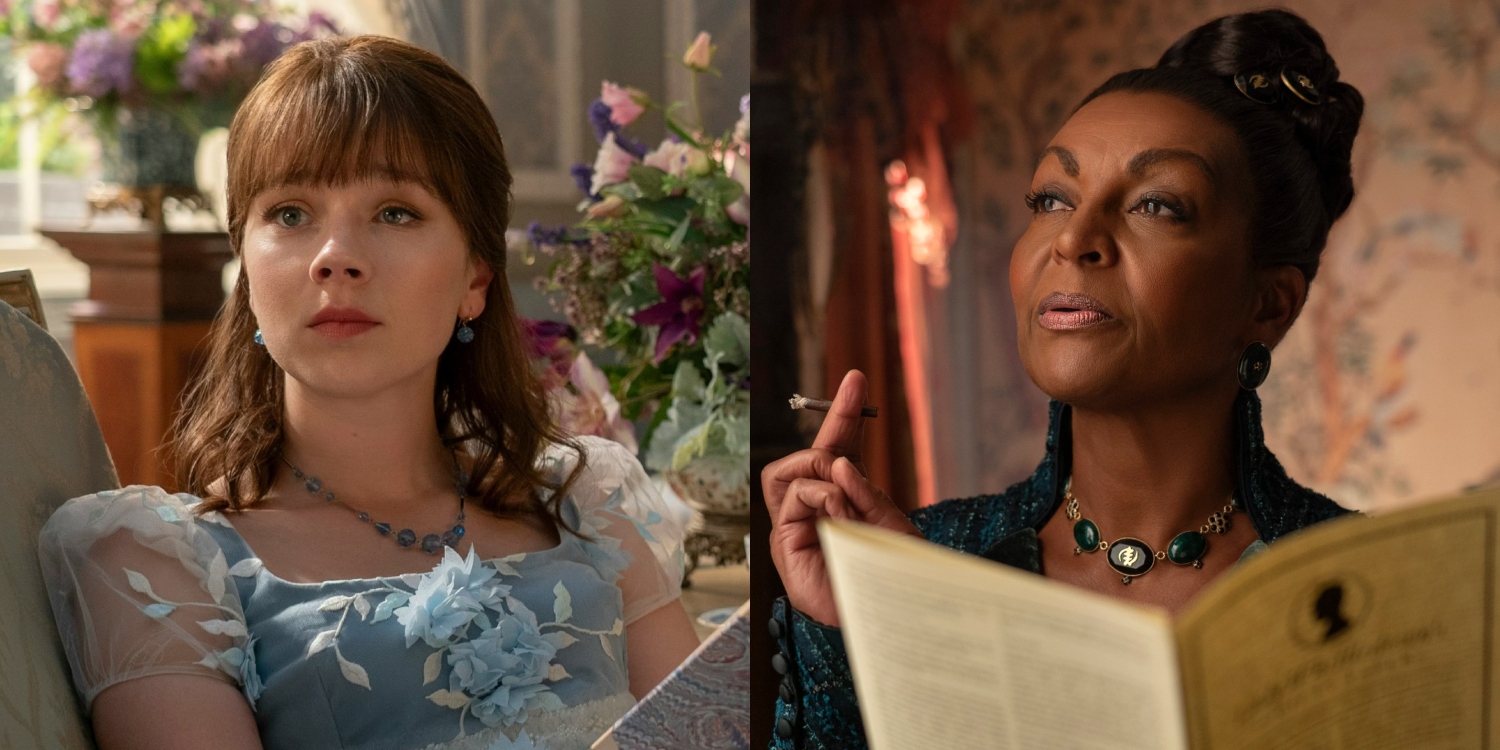 Wspólna scena Eloise i lady Danbury? Gwiazdy "Bridgertonów" mówią nam, co by się w niej działo