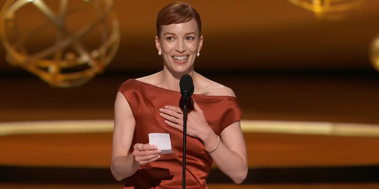 Emmy 2025 – gwiazda "Rozdzielenia" przemyciła specjalną wiadomość dla fanów. Wypatrzyliście ją?