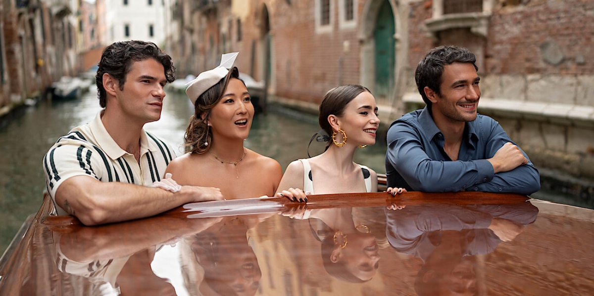 "Emily w Paryżu" – fatalna pomyłka w Wenecji. Gwiazda wyjaśnia ten moment podczas rejsu gondolą