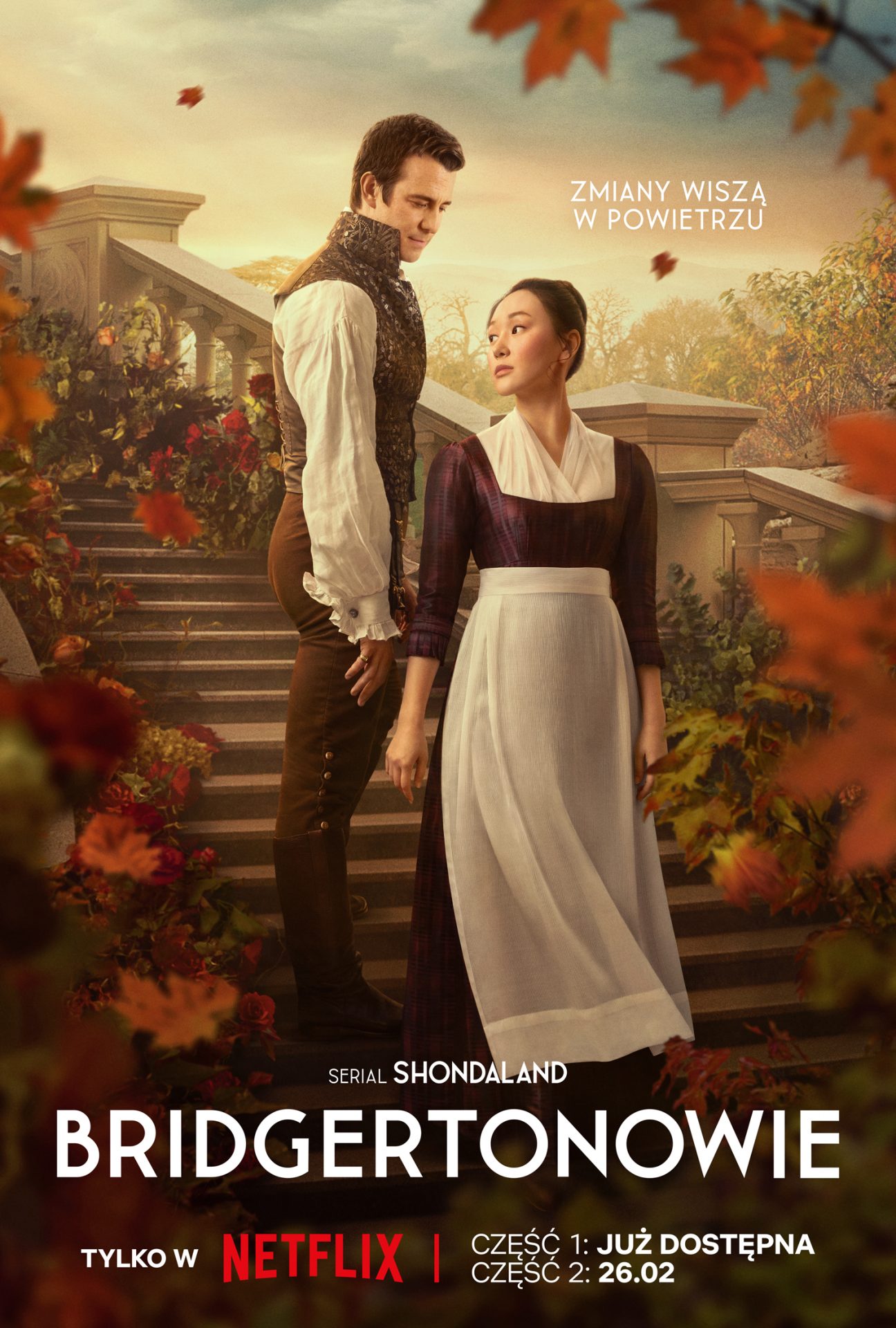 "Bridgertonowie" wracają w zwiastunie 2. części 4. sezonu. Przed Sophie i Benedictem trudne i piękne chwile