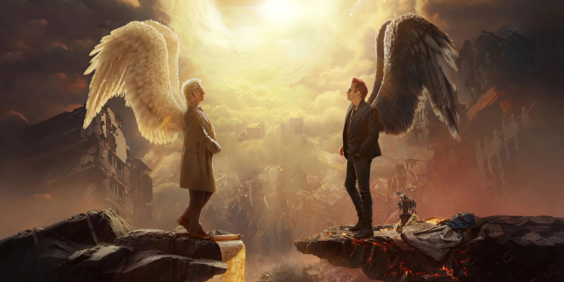 "Dobry omen" – Azirafal i Crowley wracają z ostatnią misją. Zobaczcie zwiastun skróconego 3. sezonu hitu